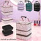 Three Layer Nail Polish Portable Storage Bag 0