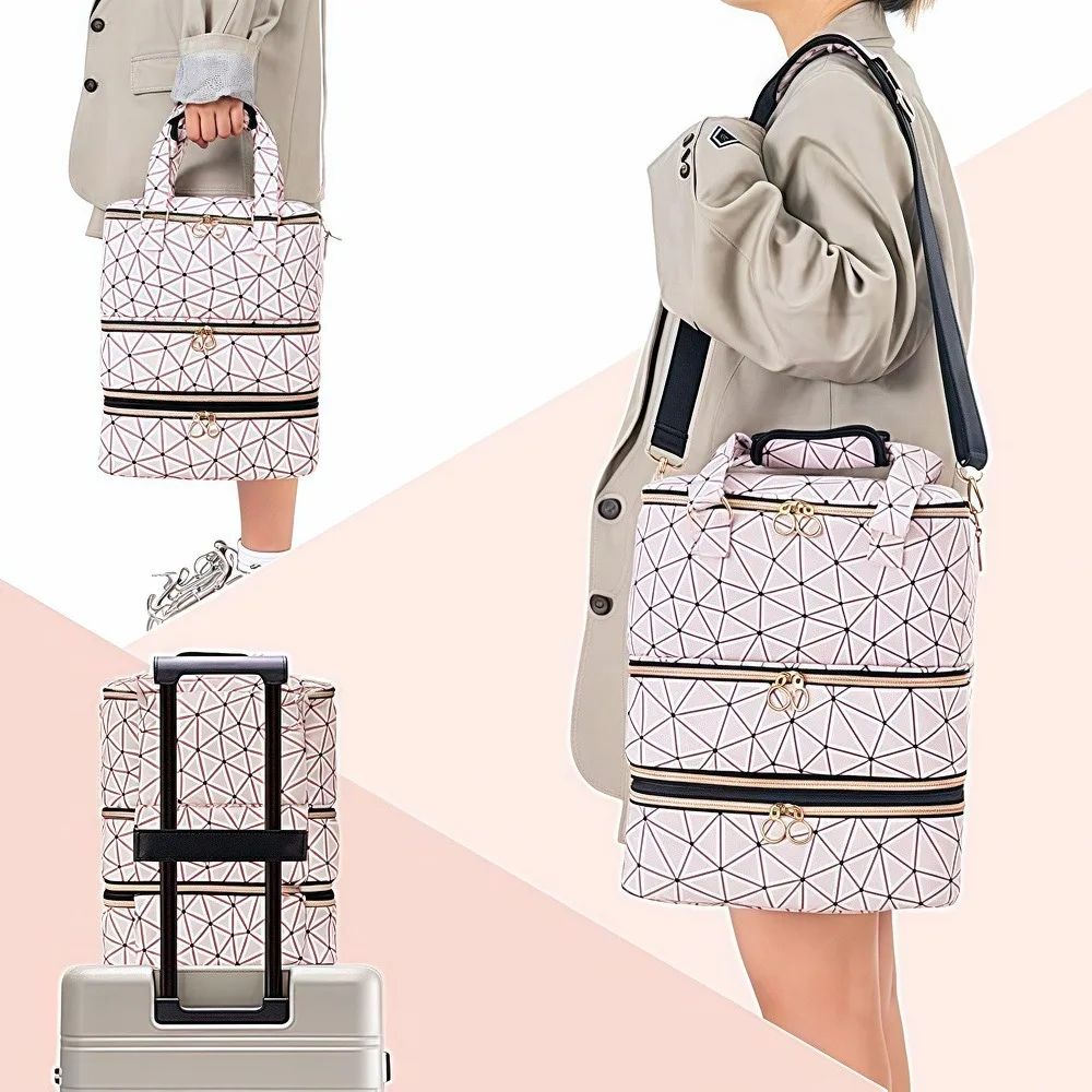 Three Layer Nail Polish Portable Storage Bag 7