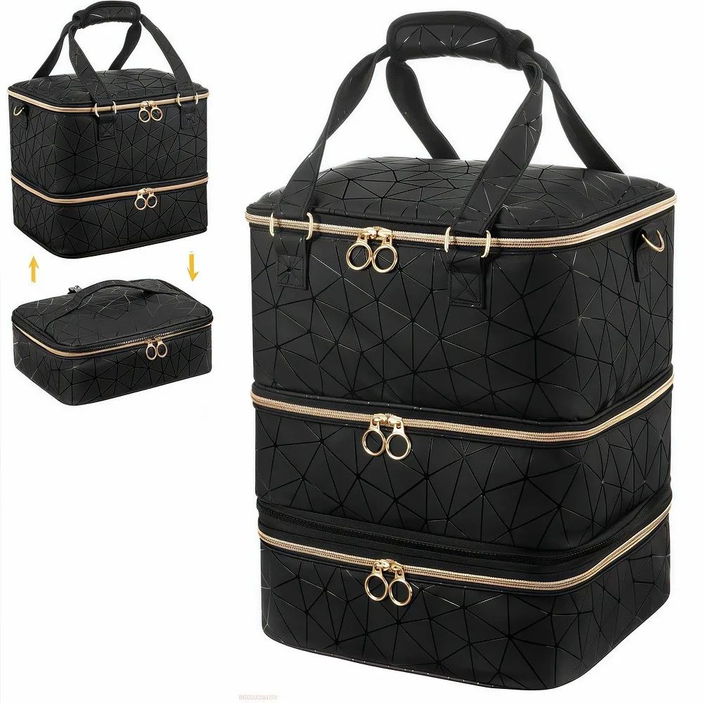 Three Layer Nail Polish Portable Storage Bag 9