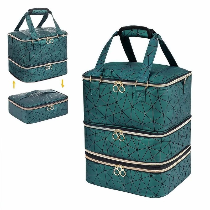 Three Layer Nail Polish Portable Storage Bag 10