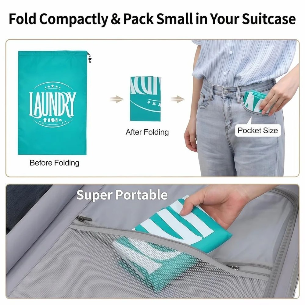 Large Capacity Drawstring Laundry Bag 2