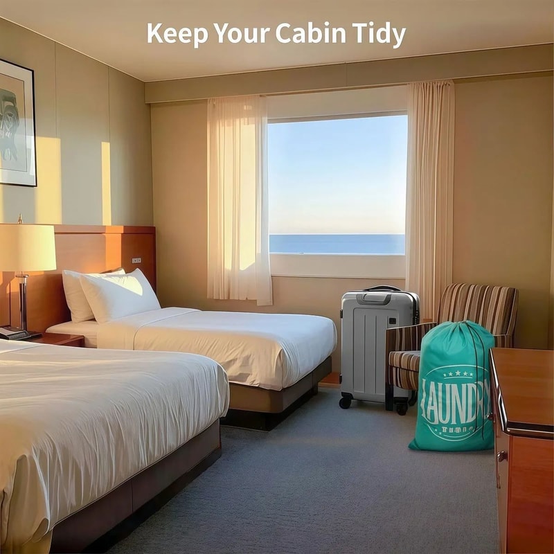 Large Capacity Drawstring Laundry Bag 6