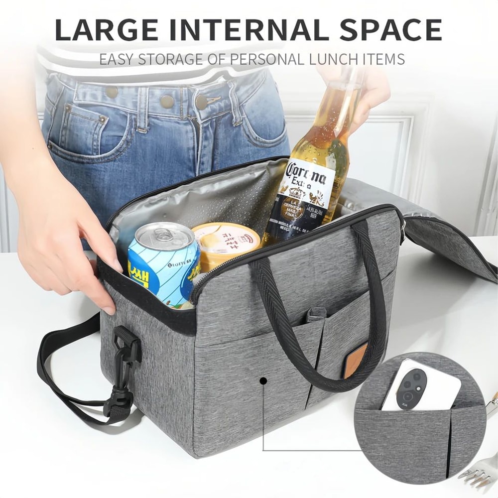 Insulated Oxford Cloth Bento Lunch Bag 2