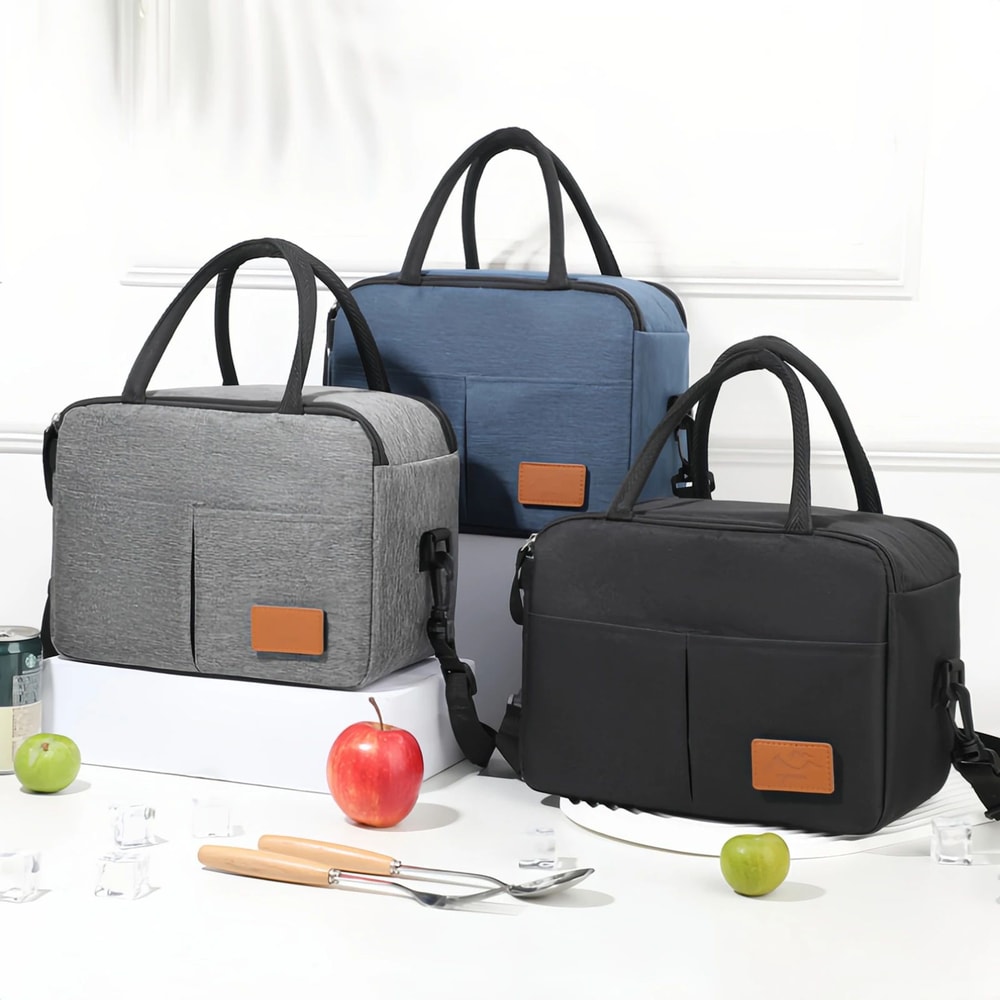 Insulated Oxford Cloth Bento Lunch Bag 7