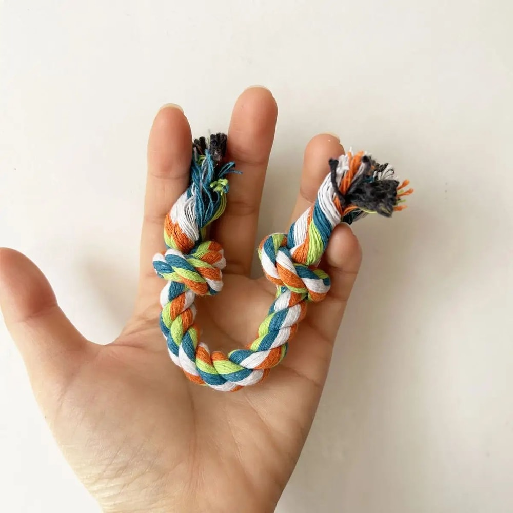 20 Pieces Cotton Rope Dog Chew Toy Set 3
