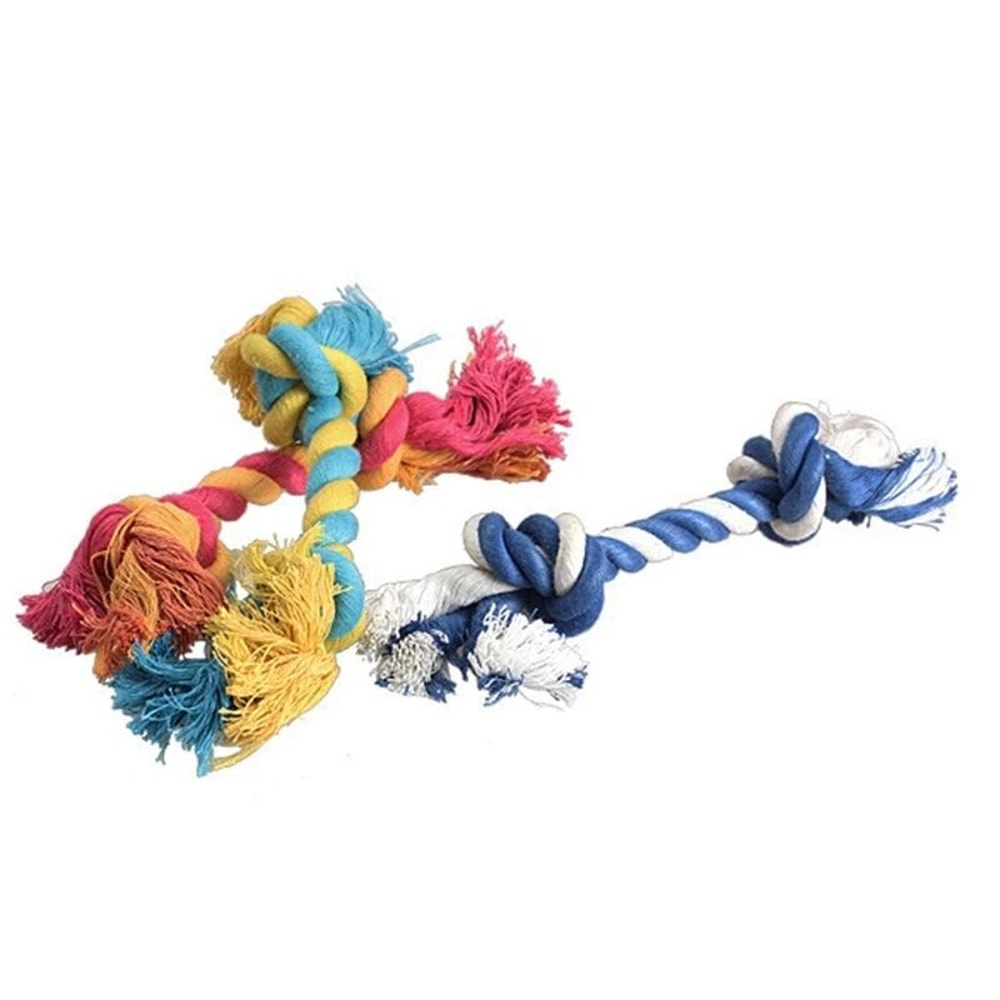 20 Pieces Cotton Rope Dog Chew Toy Set 4