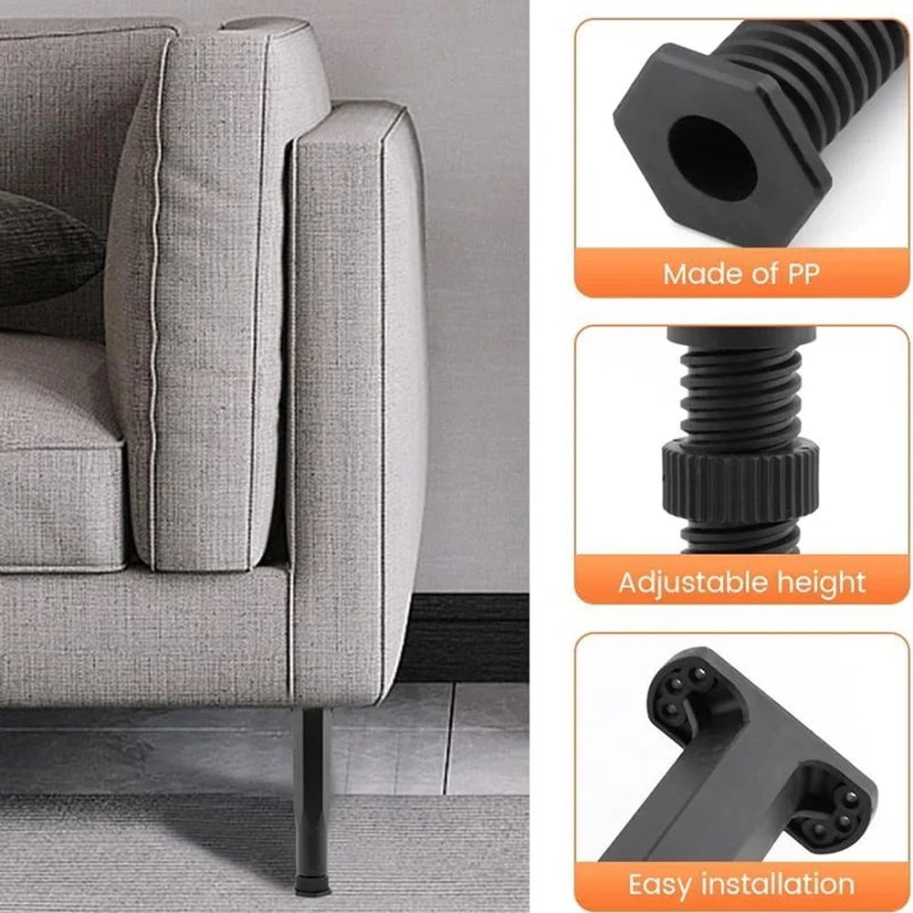 Adjustable Furniture Support Leg 3