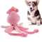 Pink Squid Puppy Chew Rope Plush Toy 2