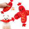 Hot Dog Plush Squeaky Dog Toy 0