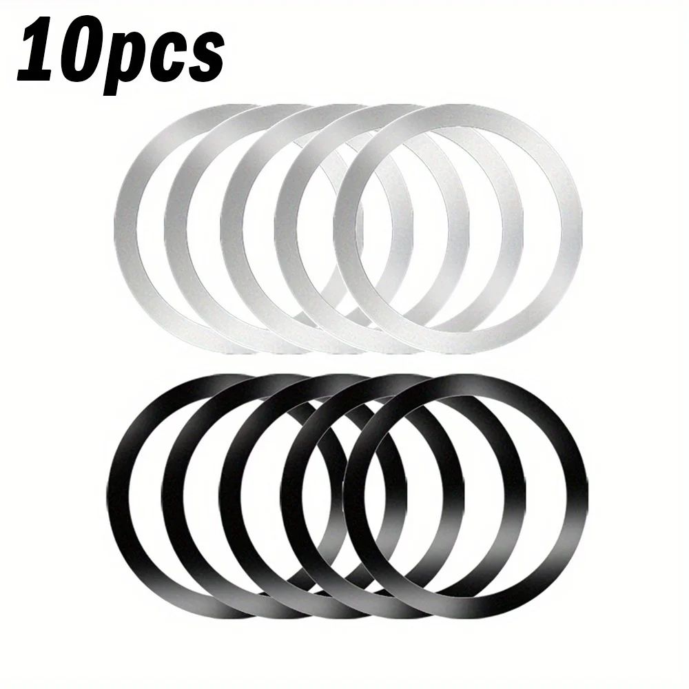 Magnetic Charging Ring Adhesive Plates Set 8