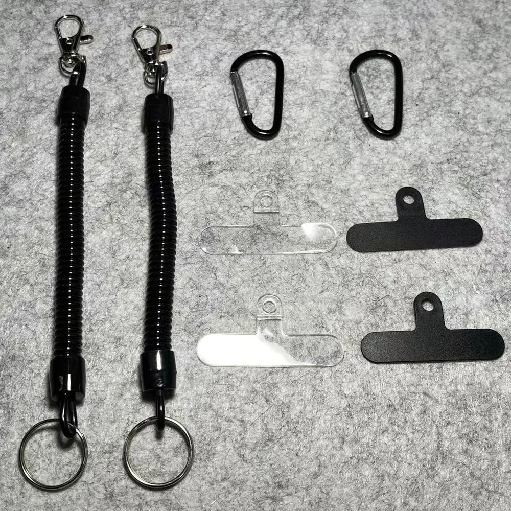 Retractable Coil Keychain Set 9