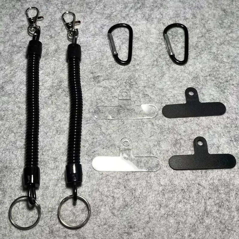 Retractable Coil Keychain Set 9