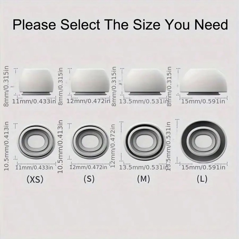 Silicone Ear Tips For AirPods Pro 4