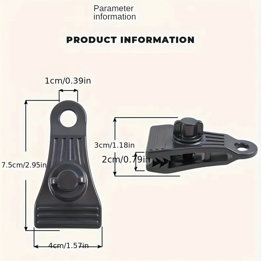 Heavy Duty Tent Clamp Set 2