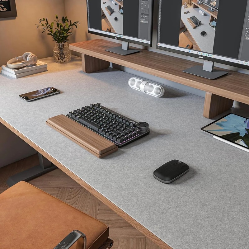 Large Felt Desk Mat Protector 9