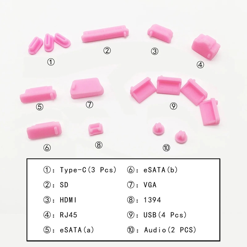 Laptop Anti Dust Plug Set 2