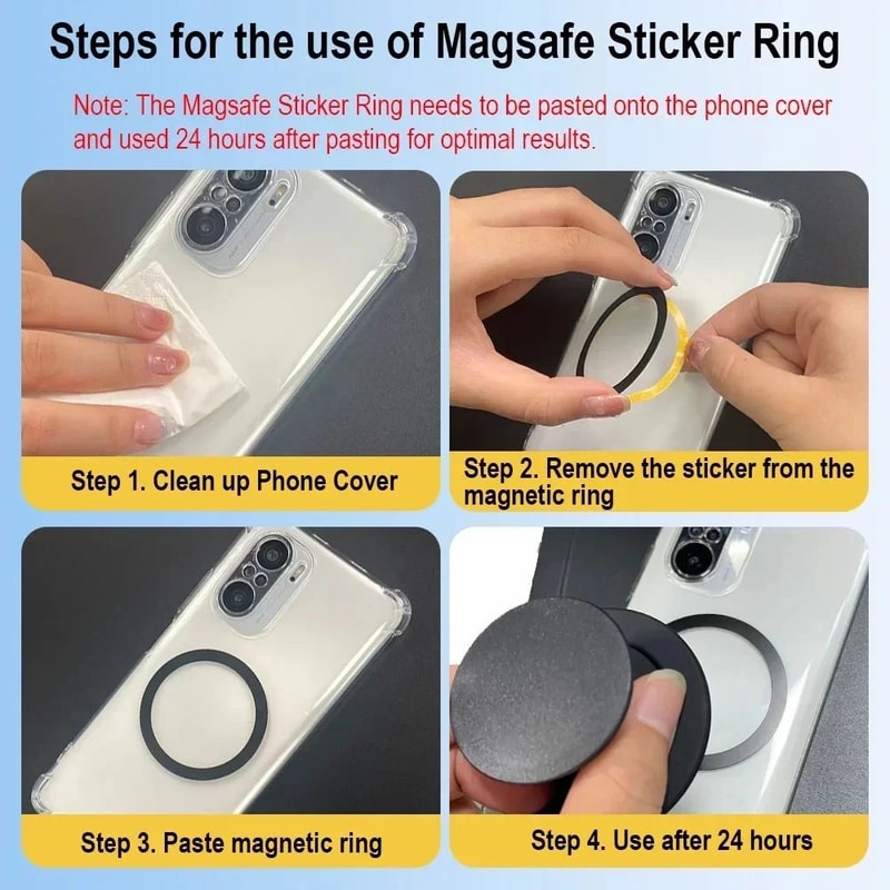 Magnetic Folding Phone Grip Stand 3