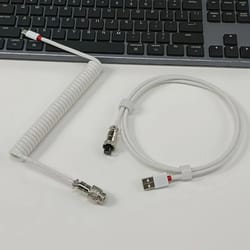 coiled mechanical keyboard gaming cable