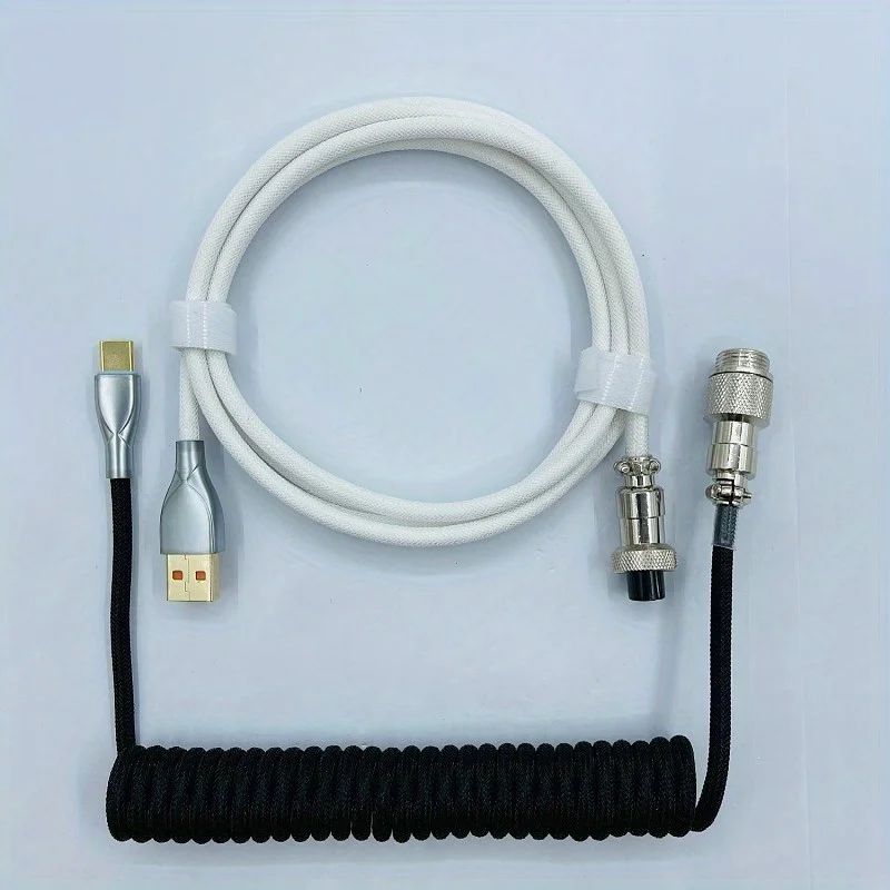 Coiled Mechanical Keyboard Gaming Cable 8
