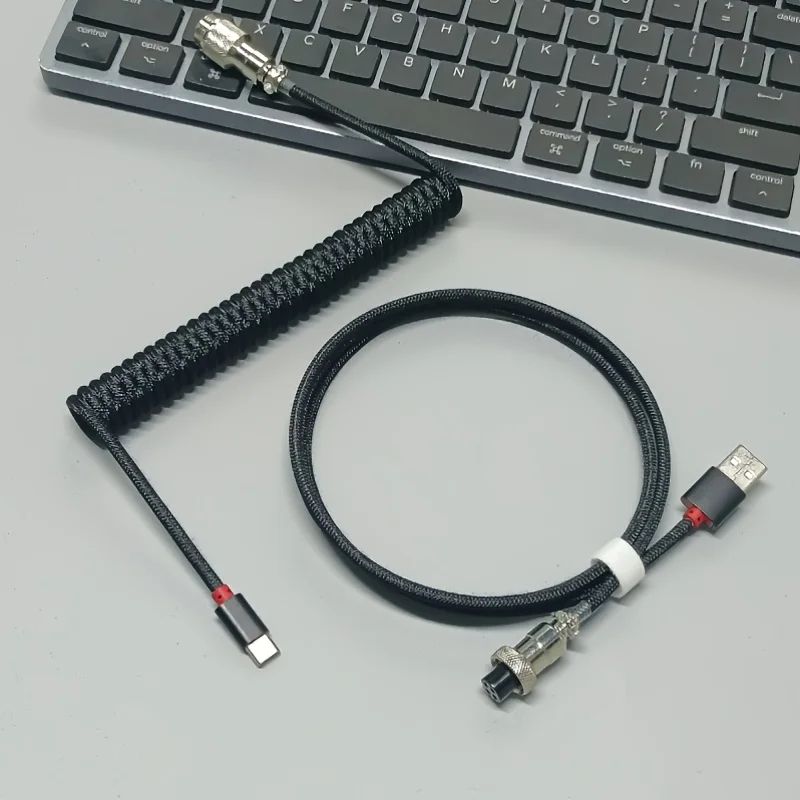 Coiled Mechanical Keyboard Gaming Cable 10