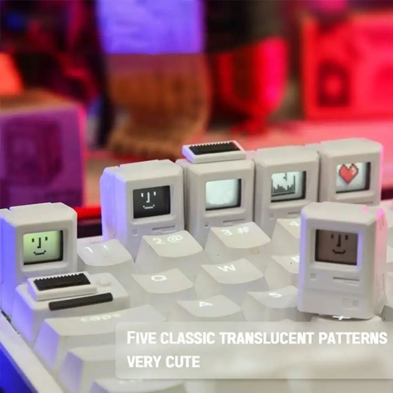 Retro Mini Macintosh Mechanical Keycaps 1