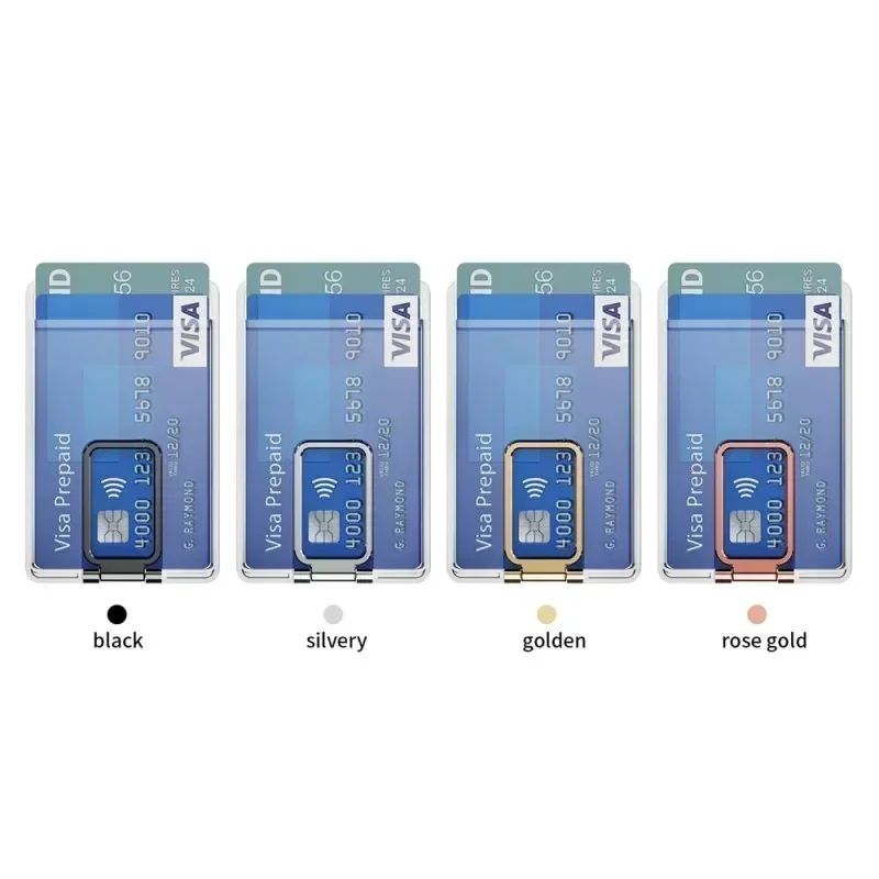 Clear Magnetic Card Holder Wallet Case 7