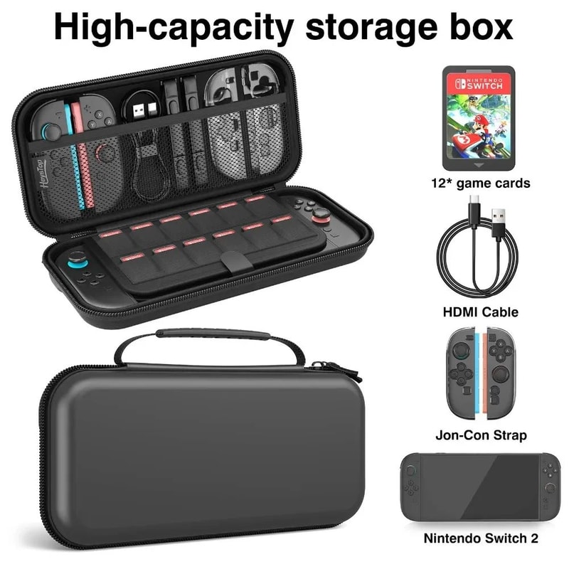 Hard Shell Travel Case For Nintendo Switch 2 2