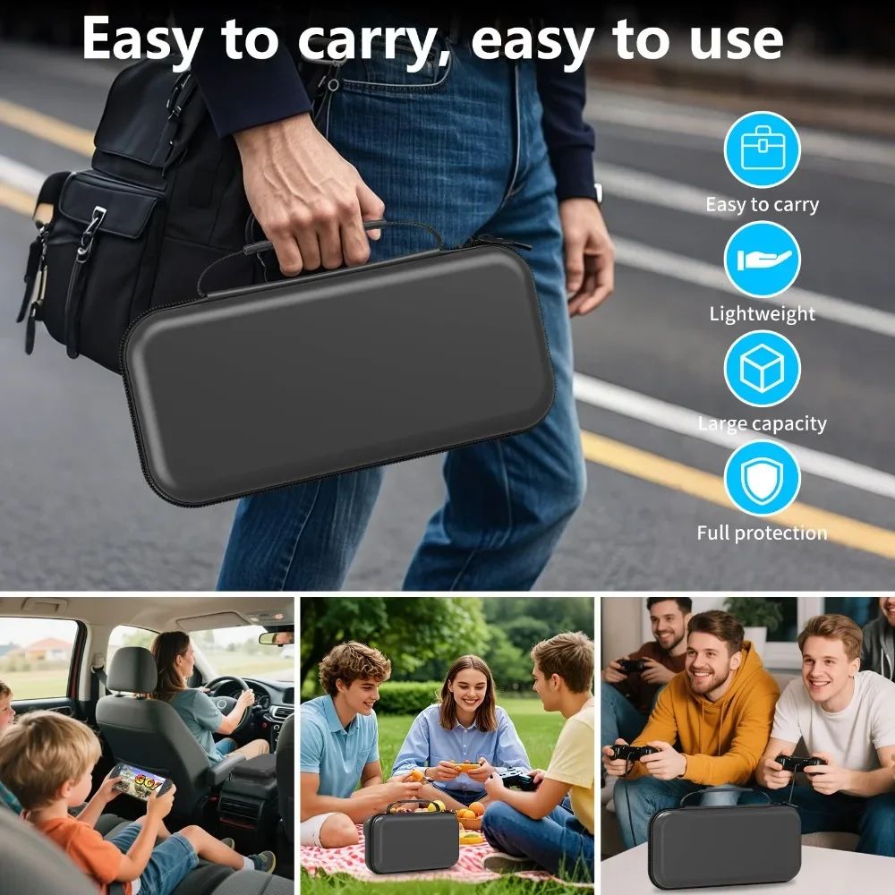Hard Shell Travel Case For Nintendo Switch 2 4
