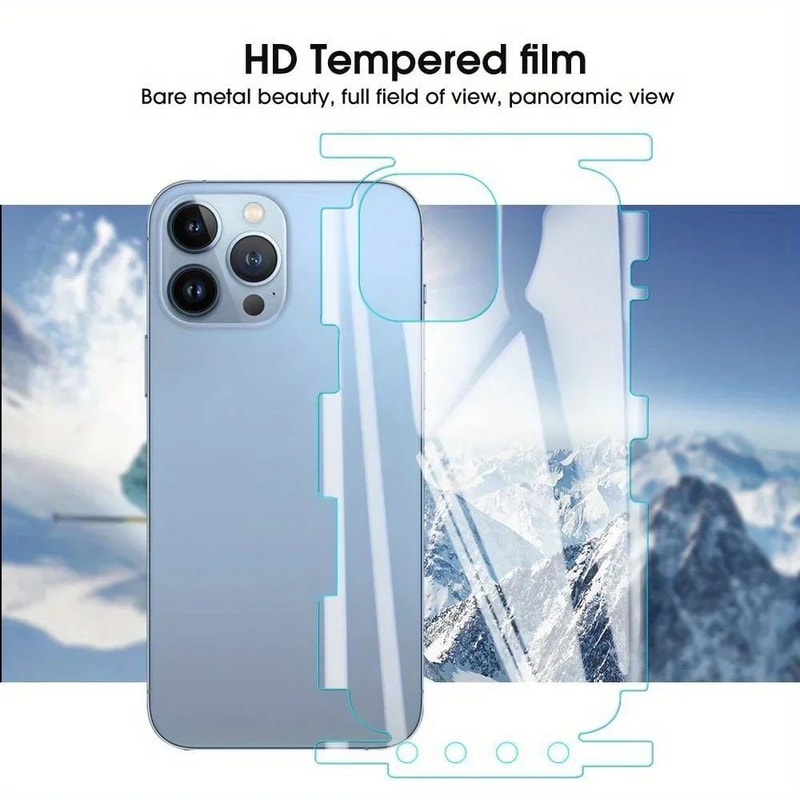 Hydrogel Back Film Protector For IPhone 9