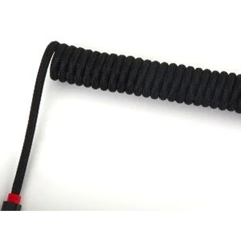 Coiled USB C Aviator Keyboard Cable 7