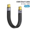 USB4 High Speed Short USB C Cable 0