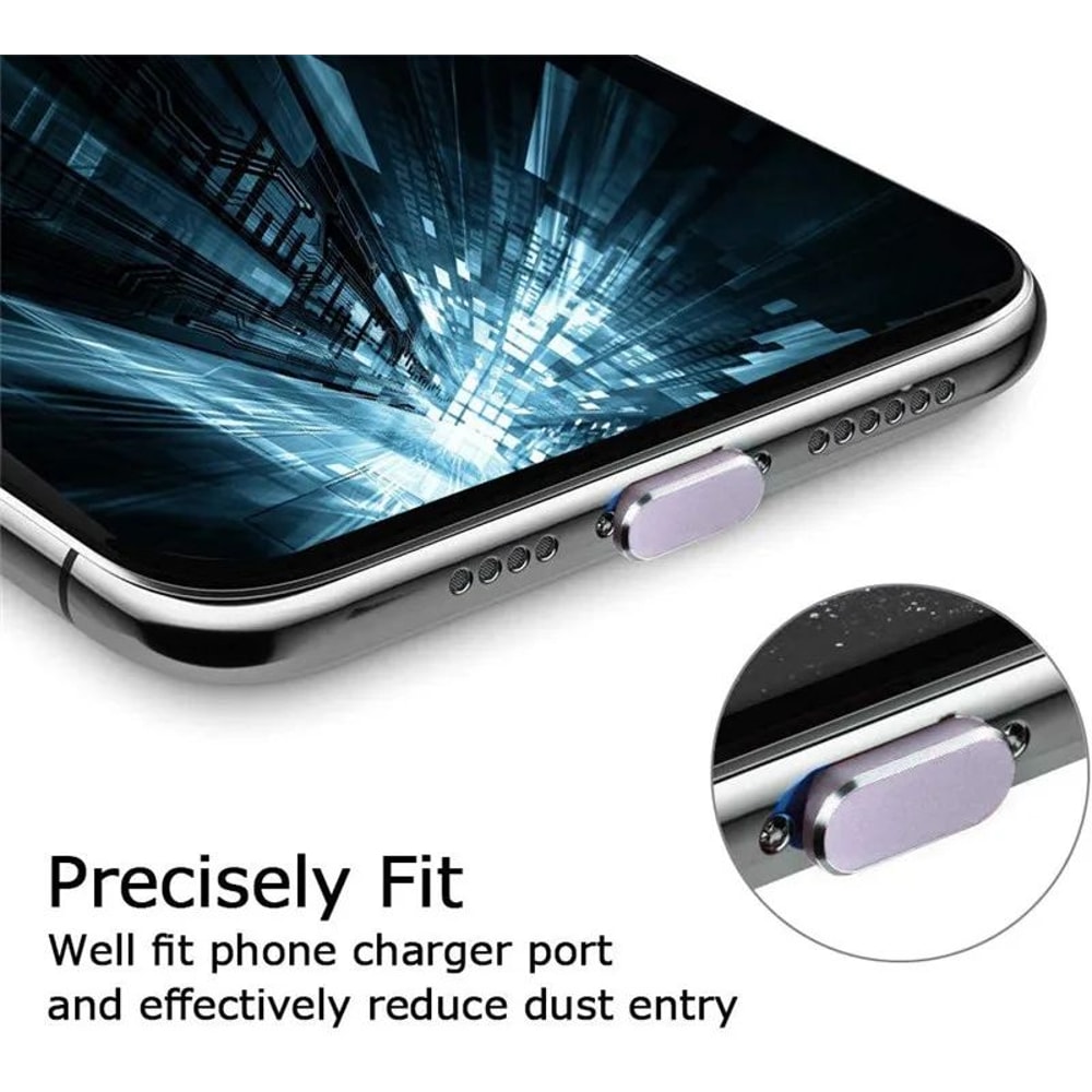 Metal Charging Port Dust Plug For IPhone 7
