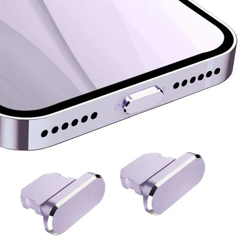 Metal Charging Port Dust Plug For IPhone 13