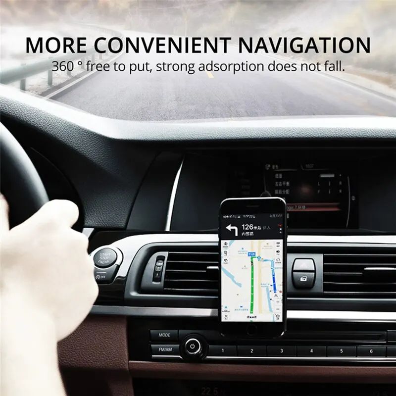 Magnetic Car Phone Holder Air Vent Mount 7