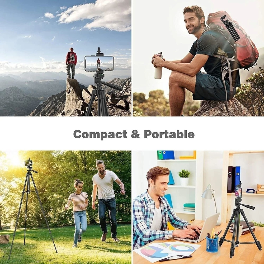 Lightweight Camera Tripod With Phone Holder 6