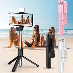 bluetooth selfie stick tripod with remote