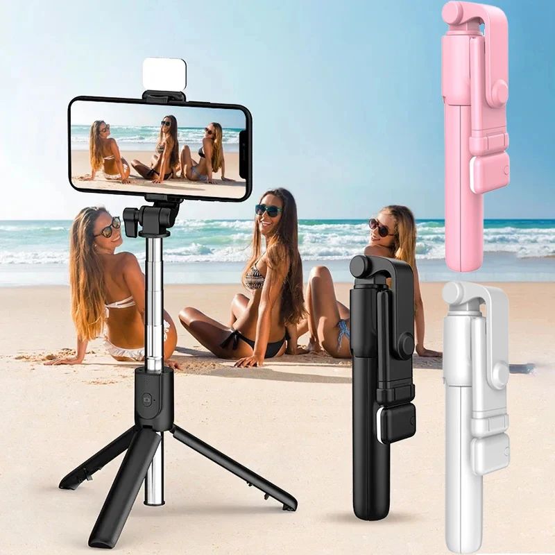 Bluetooth Selfie Stick Tripod With Remote 0