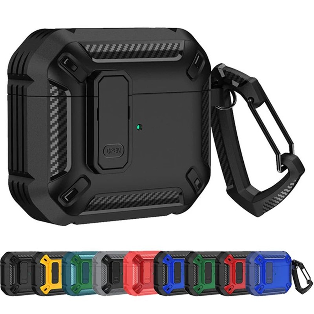 Luxury Shockproof AirPods Pro Case With Keychain 0