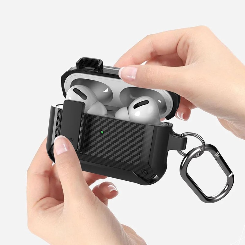 Luxury Shockproof AirPods Pro Case With Keychain 8