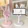 Cute Pink Rabbit Desktop Phone Holder 0