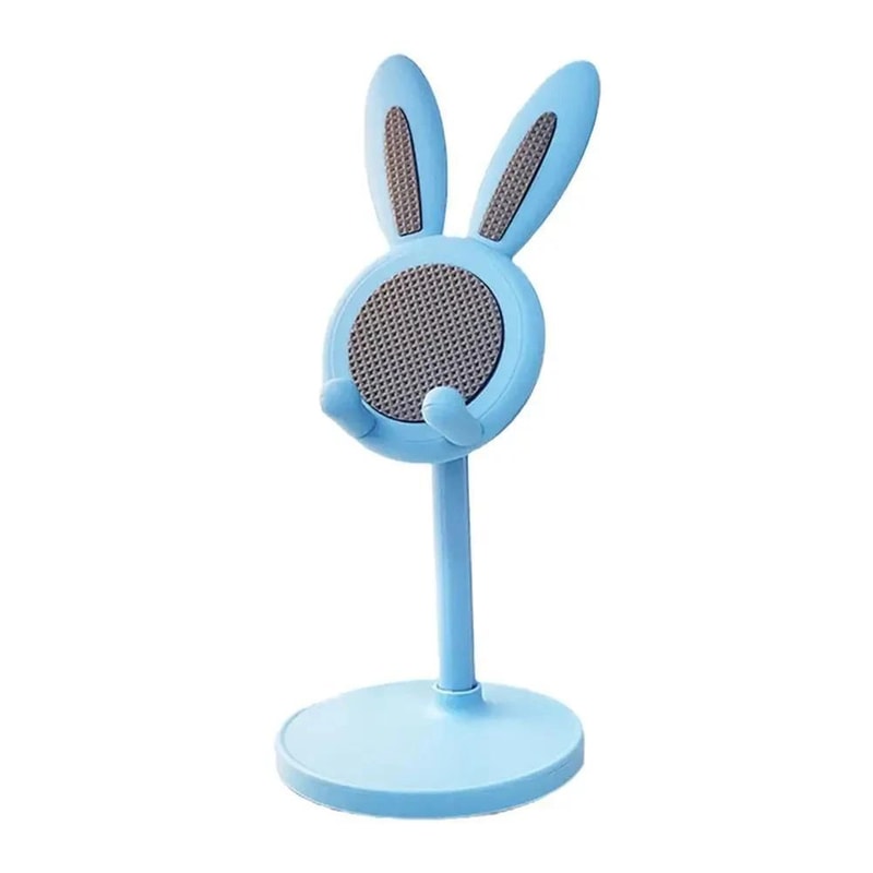 Cute Pink Rabbit Desktop Phone Holder 6