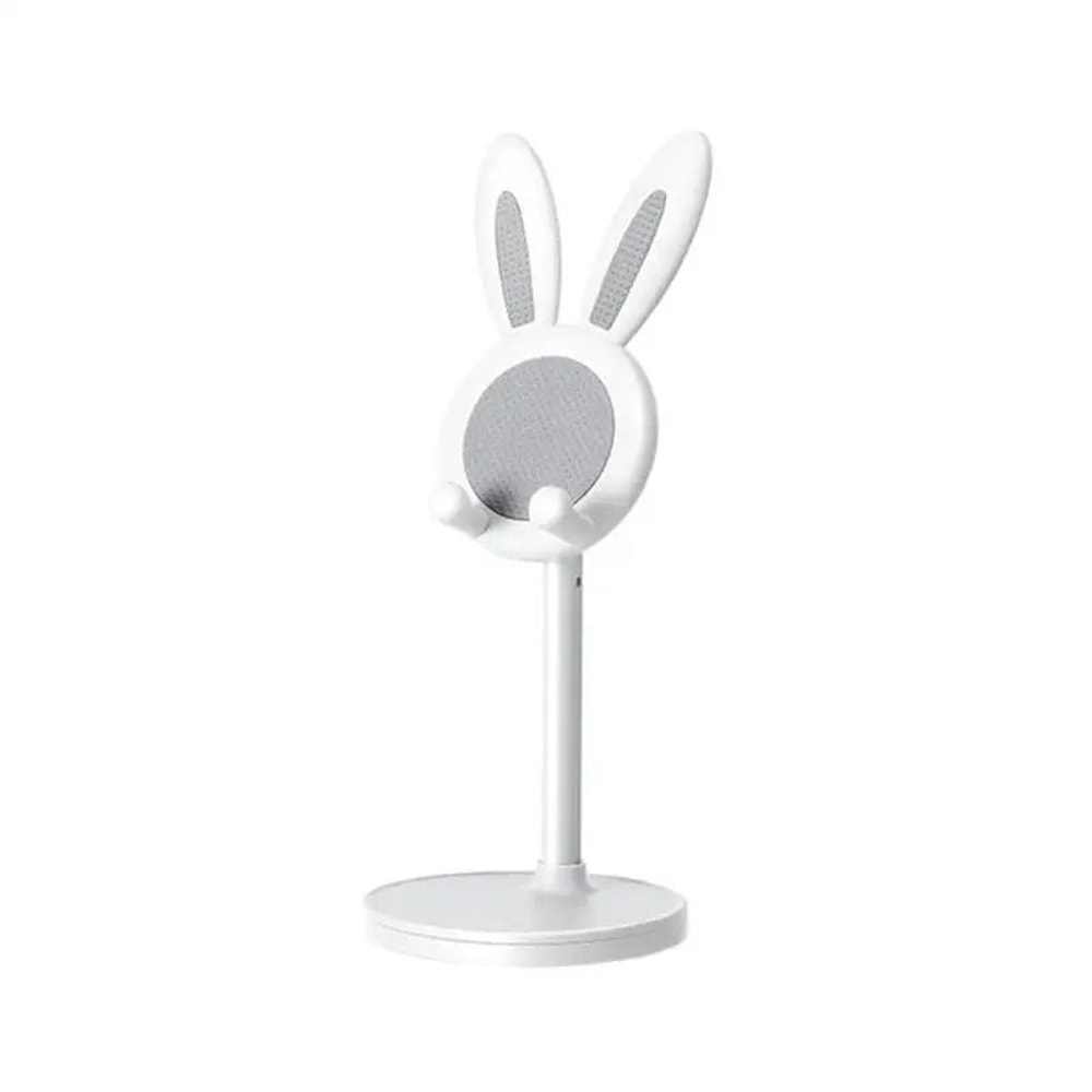 Cute Pink Rabbit Desktop Phone Holder 8