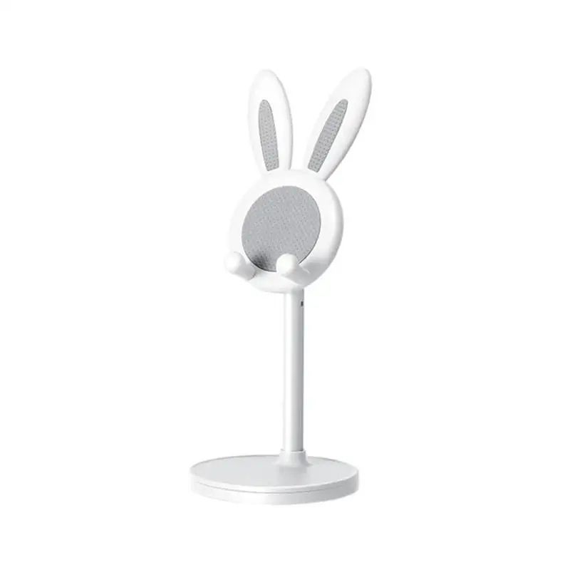 Cute Pink Rabbit Desktop Phone Holder 8
