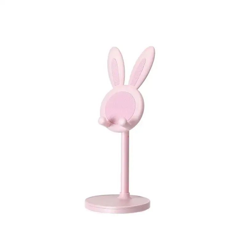Cute Pink Rabbit Desktop Phone Holder 9