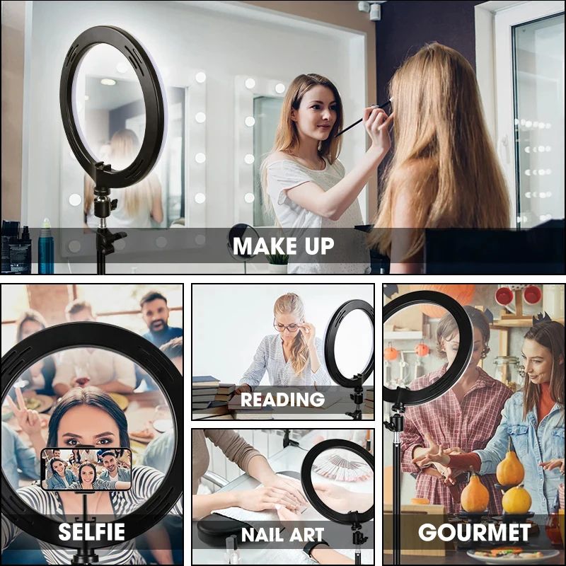 LED Selfie Ring Light With Tripod 4