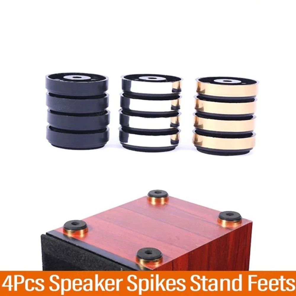 Aluminum Audio Amplifier Isolation Feet 1