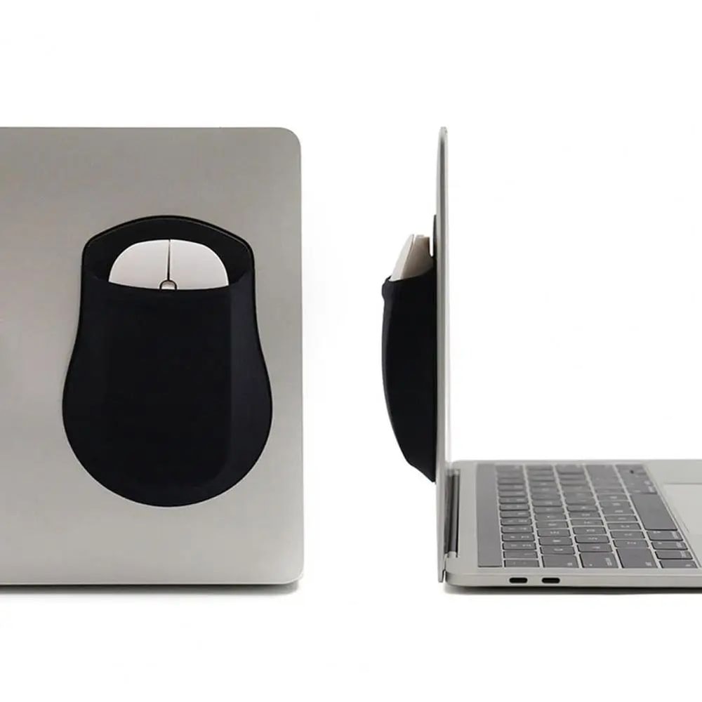 Slim Self Adhesive Mouse Holder Pouch 1