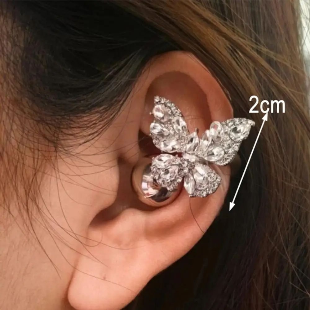 Rhinestone Earbud Clip Decoration 4