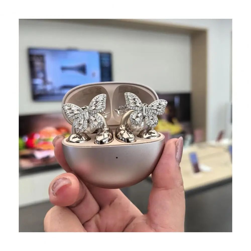 Rhinestone Earbud Clip Decoration 19