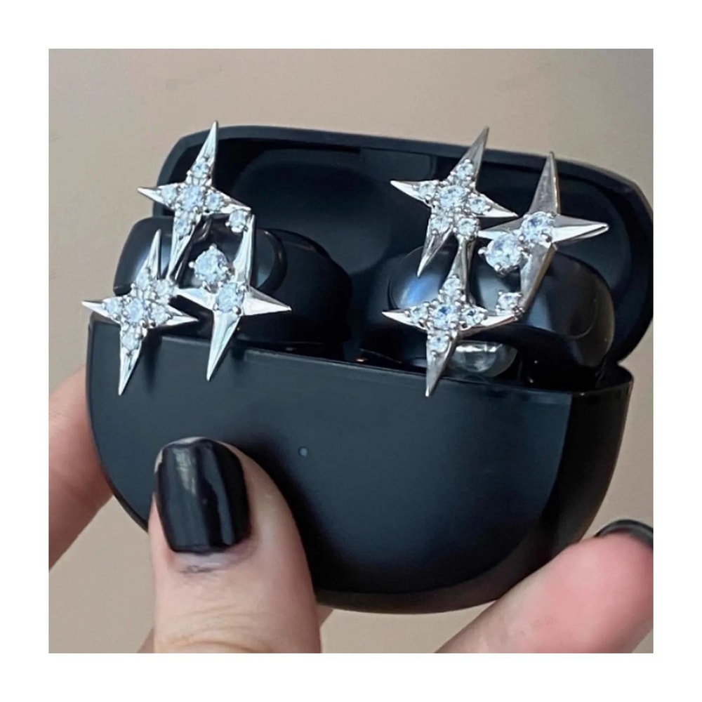 Rhinestone Earbud Clip Decoration 9